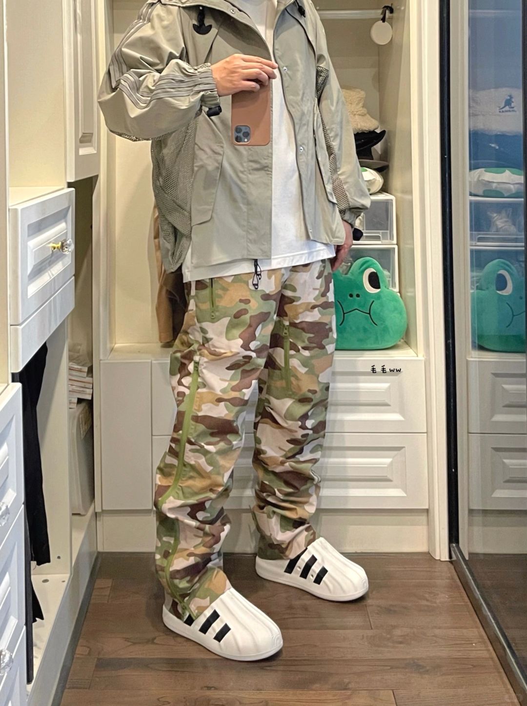 迷彩长裤｜冲锋衣穿搭