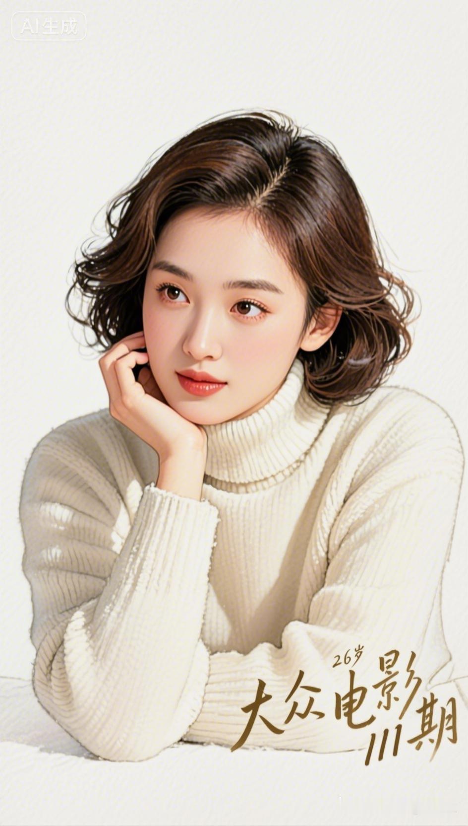 温柔冬日穿搭，26岁影后风采，大众电影第111期
