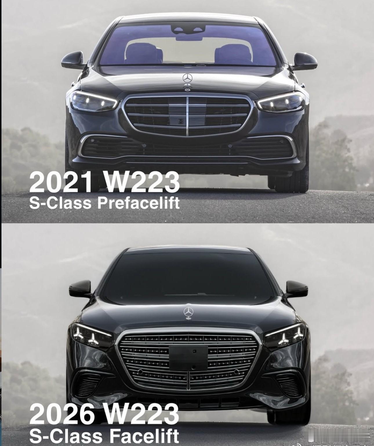 其实我觉得不算简单的Facelift了，因为超过一半的零部件是新的。中网、大灯更