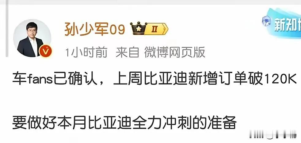 比亚迪这波真是太狠了！12万订单直接把市场打懵了。

一个月55万台销量什么概念