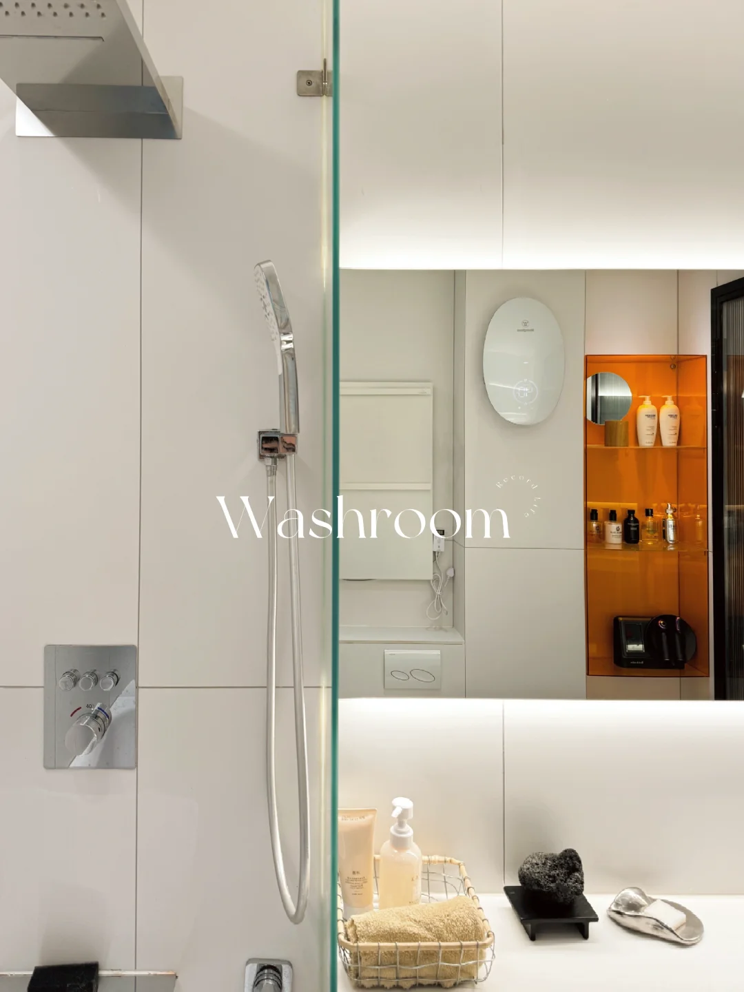 毫不影响浴室颜值的热水器GET！