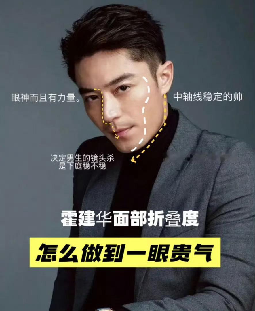 林心如曾劝霍建华做医美被拒讲真，霍建华这心态我是佩服的。现在多少男明星脸僵得像蜡