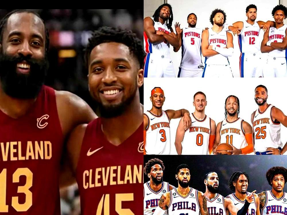 东部第一活塞，季后赛头号克星是第六的76人。
 
活塞43胜14负的战绩，靠的是