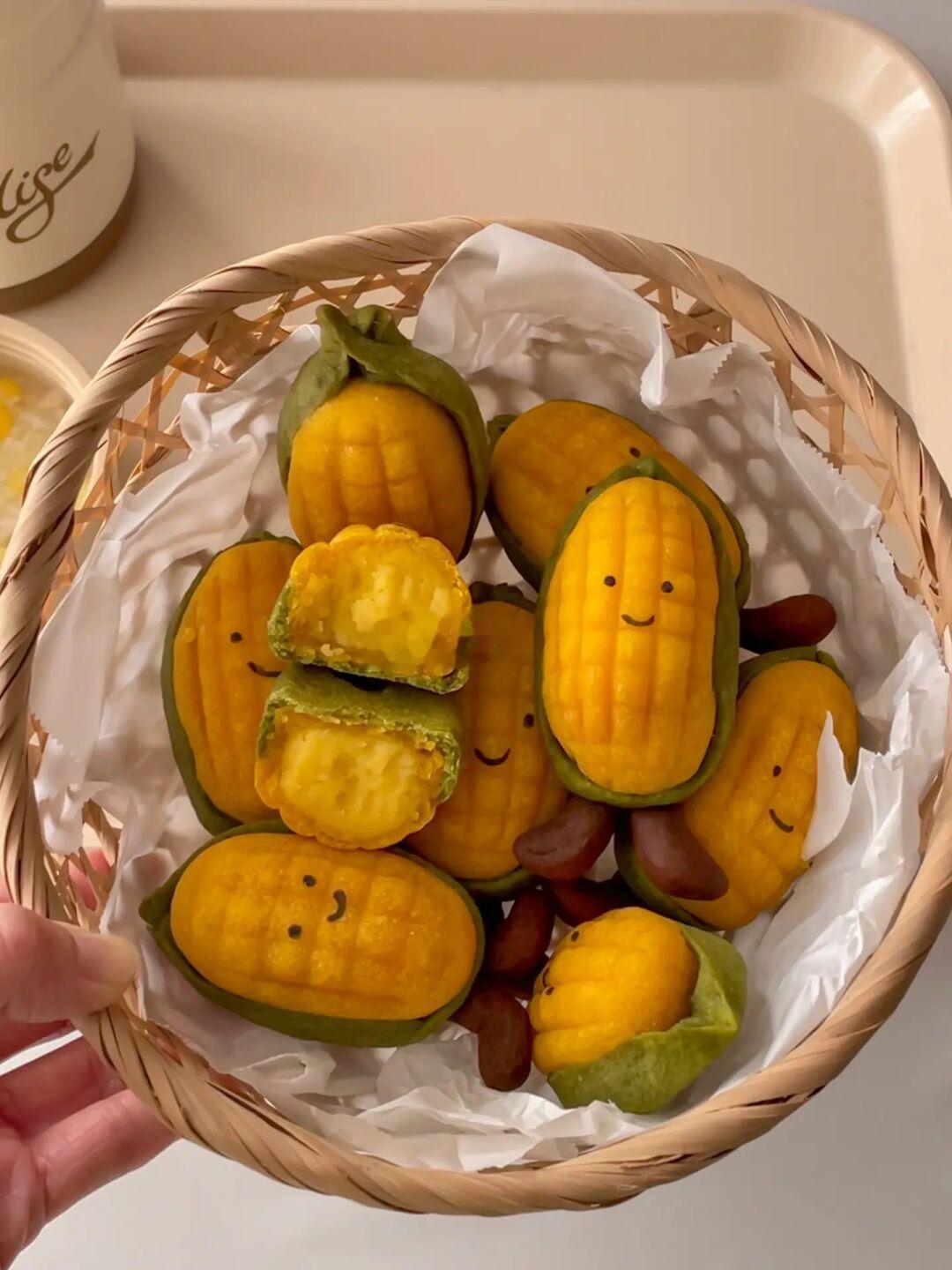 秋天在家自制jellycat🌽奶香玉米饼