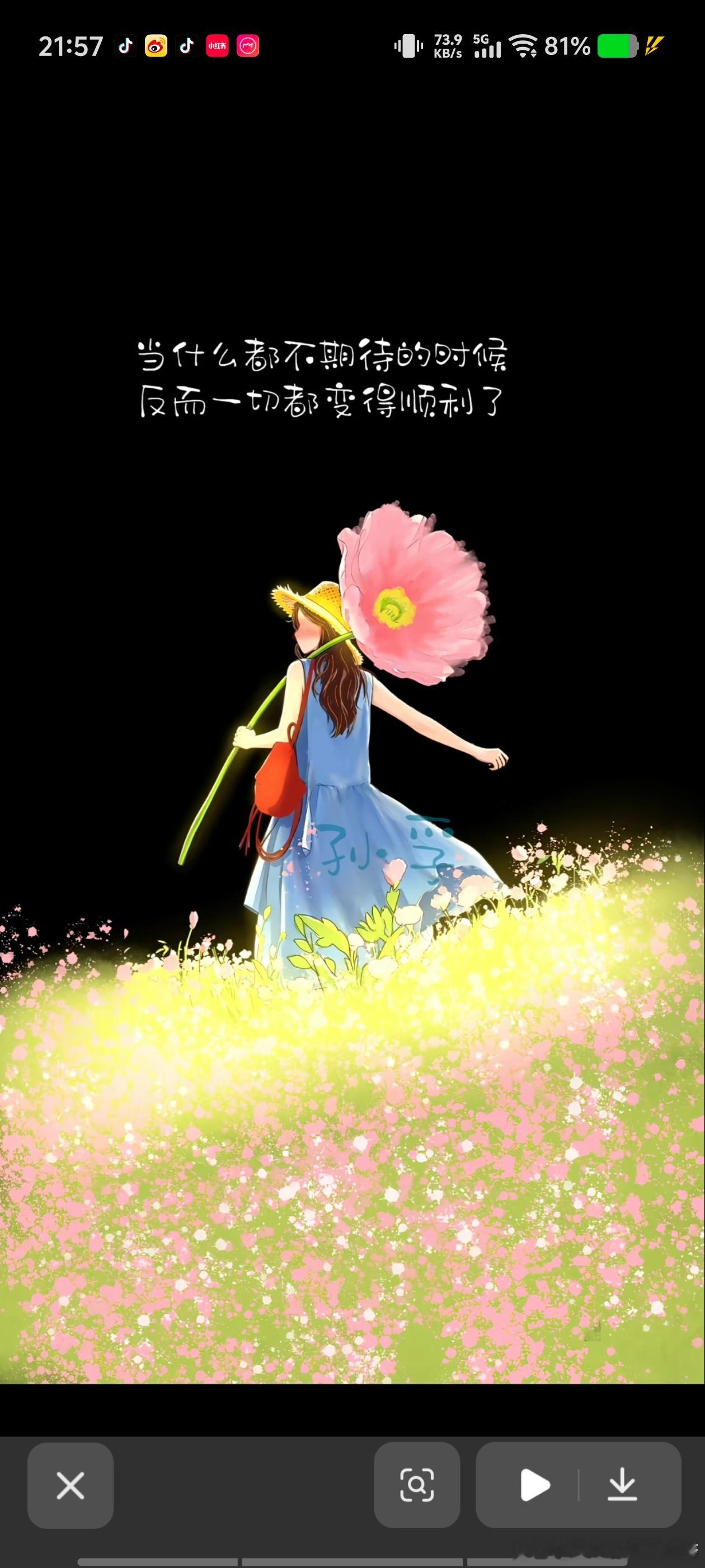 生活不是对抗，是和解～和自己，和时间，和所有的不完美和解 释怀 放下晚安生活手记