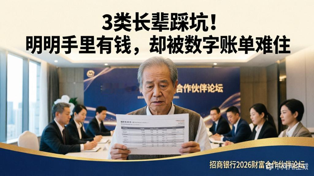 3类长辈踩坑！明明手里有钱，却被数字账单难住
 
世间，最寻常的为难，莫过于，长