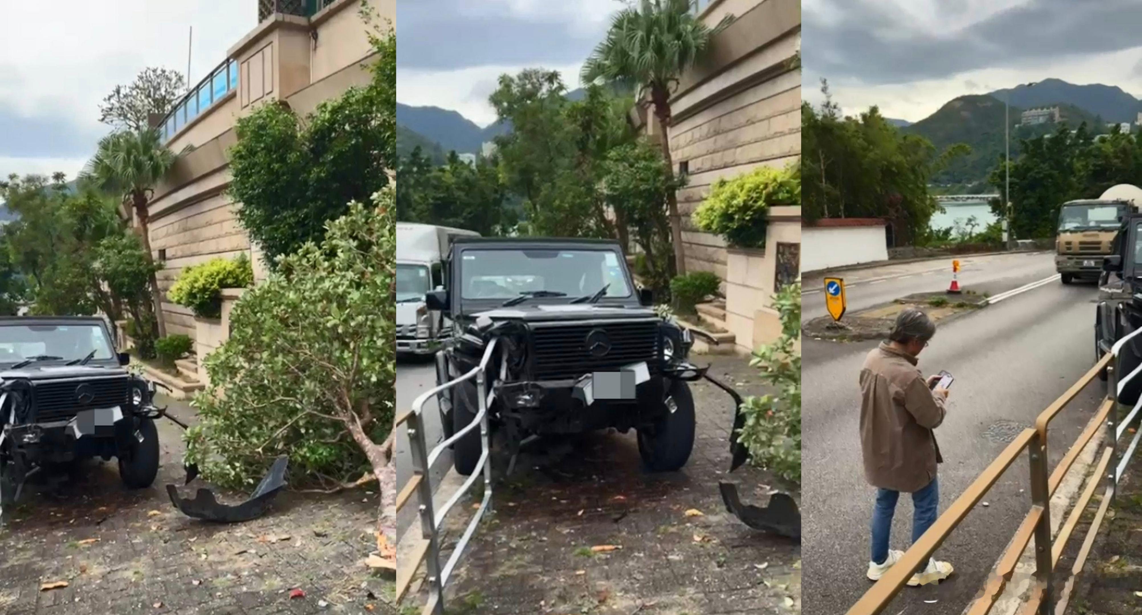 据报道，11月11日中午12时04分，一辆越野车沿香岛道东行，往香叶道方向，司机