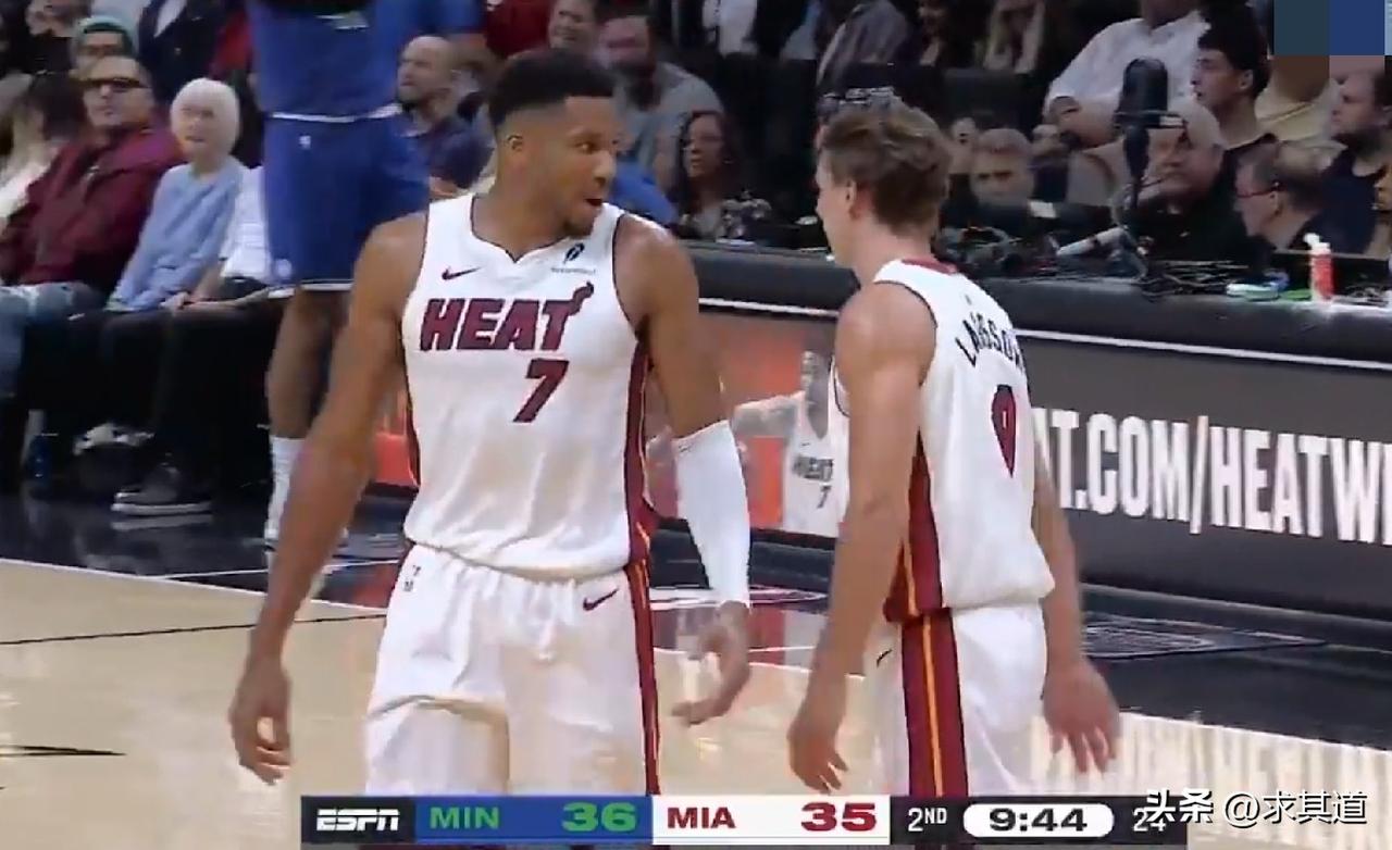 孤勇者！NBA常规赛，热火惨败森林狼，字母哥35分+6板+1断，没投射的短板被无