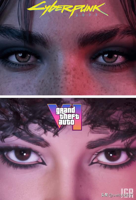博主gamingskew发布了《GTA6》与《赛博朋克2077》的画面对比视频。