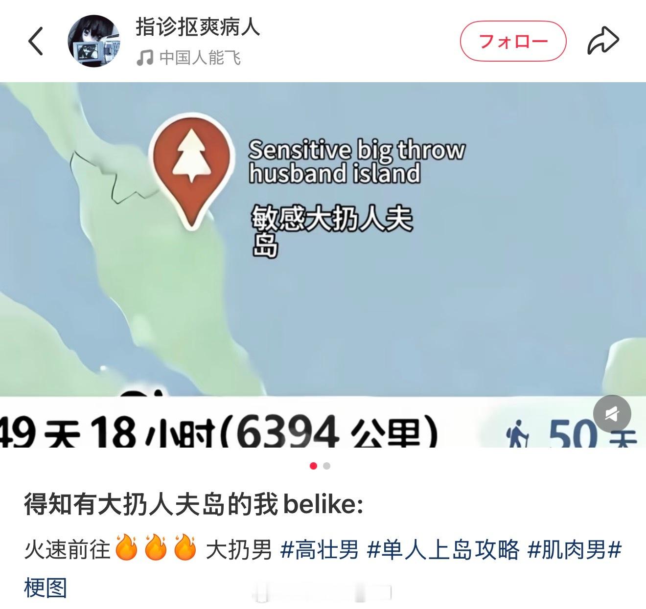 亲爱的狗：当你看到这封信的时候我已经到达了大扔人夫岛不是你不够烧，你的扔也很好勿