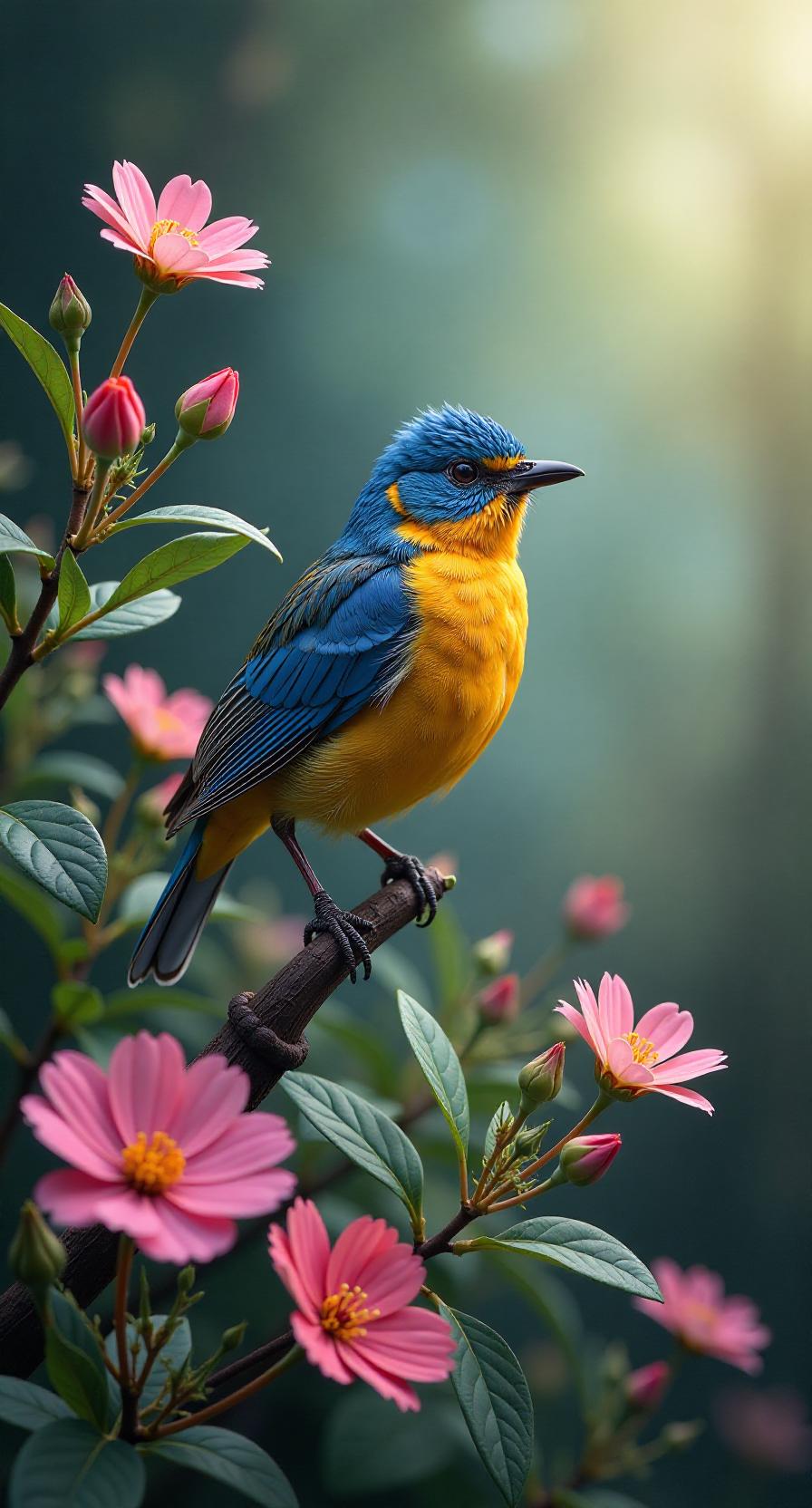 上联：山水悠悠画中游，求下联花鸟纷繁梦里寻