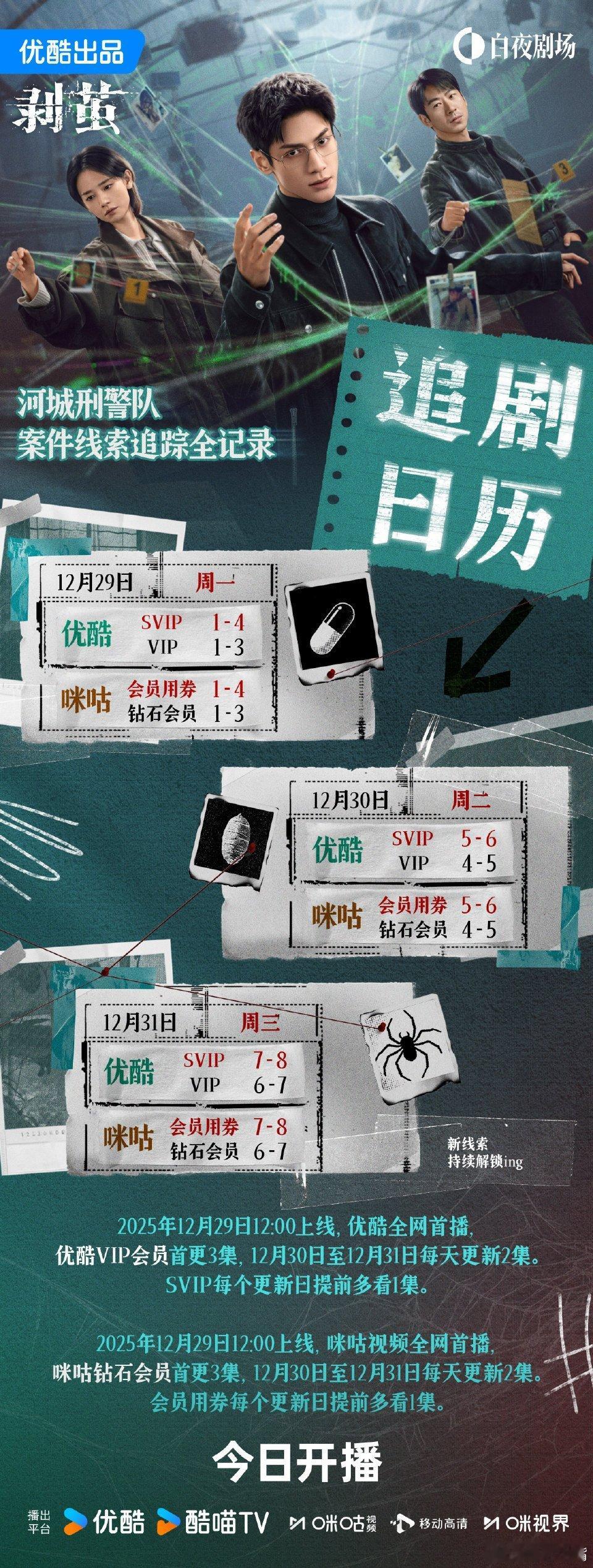 剥茧开播罗云熙《剥茧》今日中午12:00优酷视频全网独播，首更4集！来压网播数据