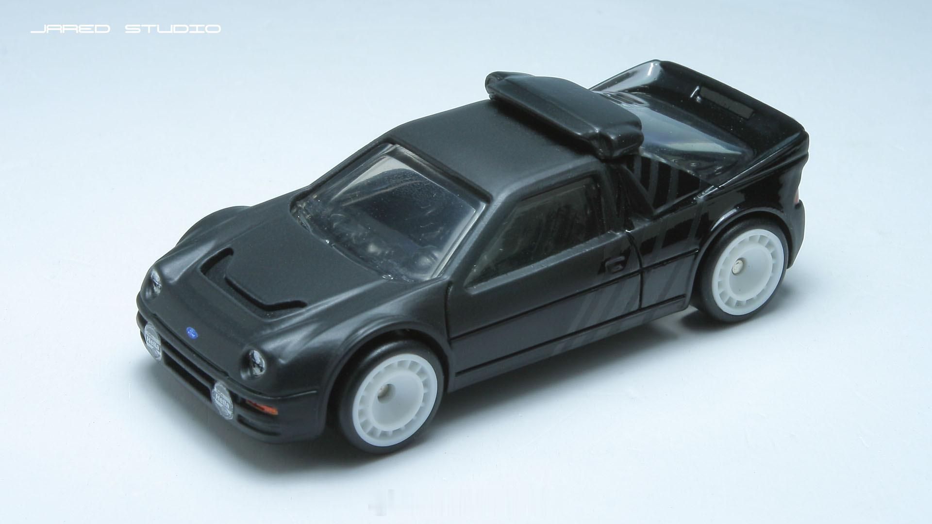 hotwheels风火轮福特经典赛车ken block 完工一辆风火轮RS200