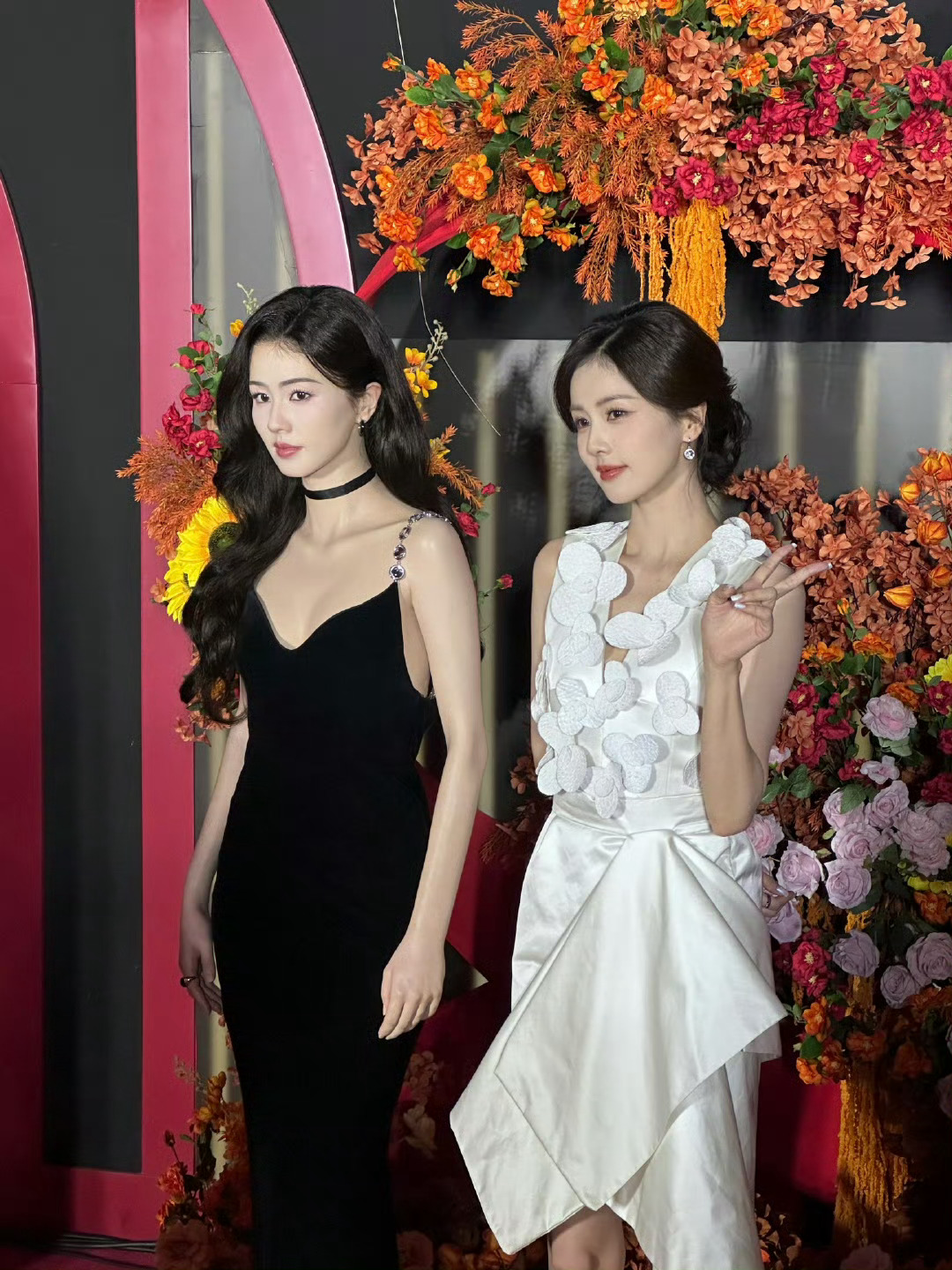 白鹿双生花  白鹿黑白双生  白鹿黑白双生，双生花好美  