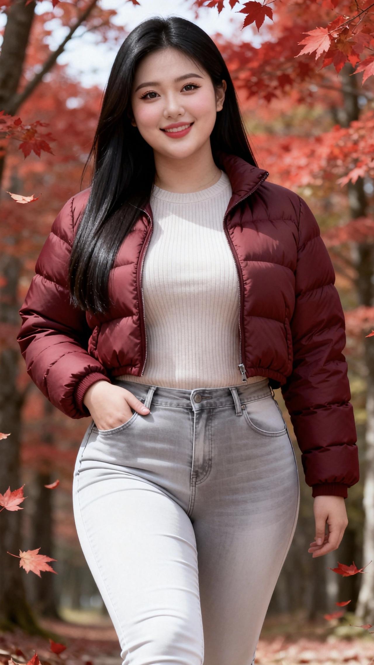 背影杀微胖大骨架的女生怎么穿才能苗条?