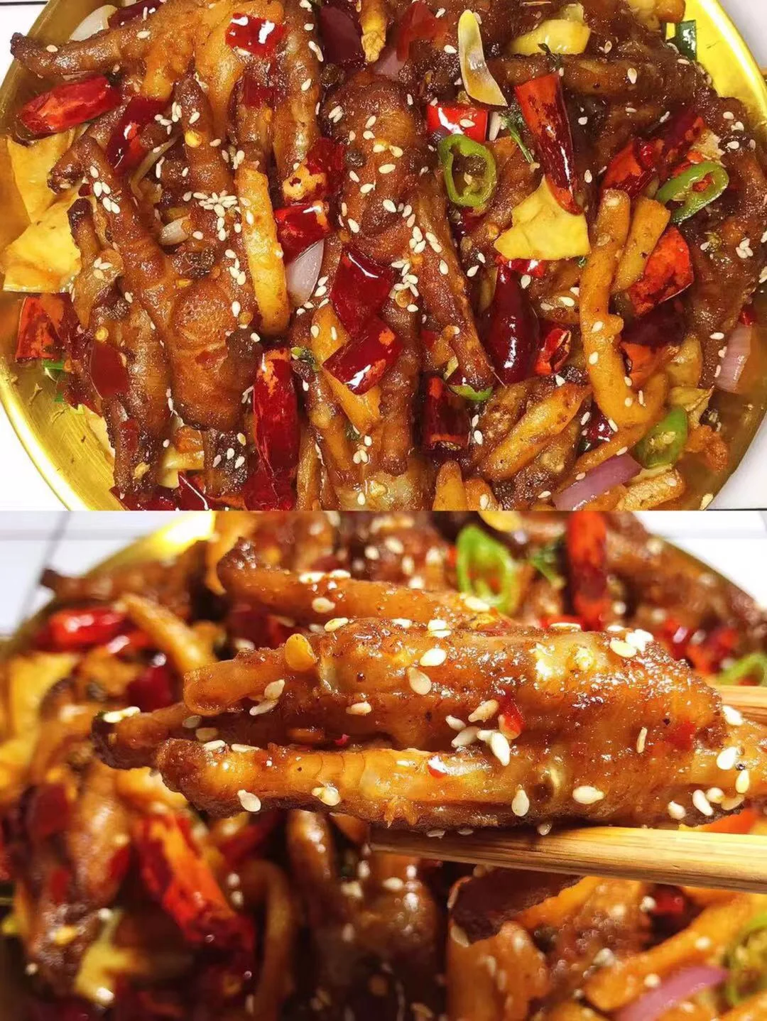 麻辣鲜香！香辣鸡爪这样做，好吃到舔盘！