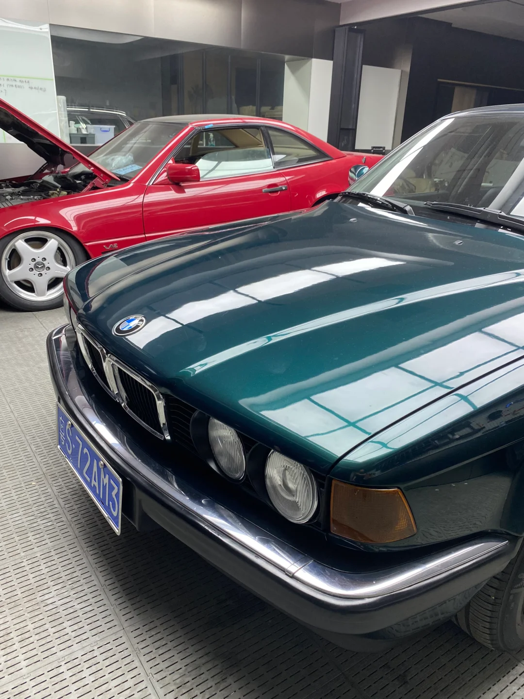 宝马E32 735LI，交车！