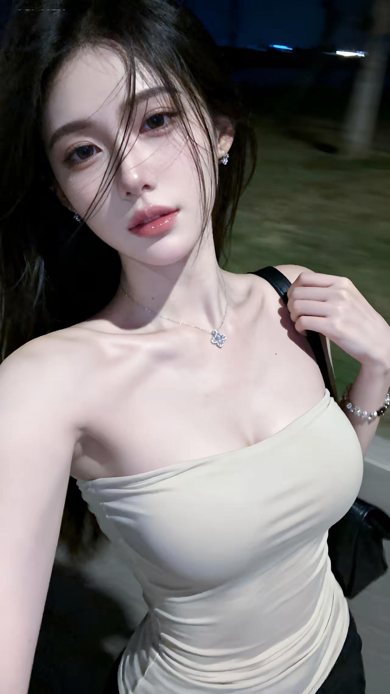 夜晚的街拍，温柔气质，穿搭指南