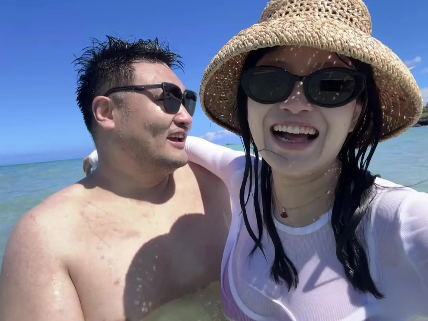 闪婚一周年啦 所以爱是动态的。 夏威夷满足了我对度假所有的幻想