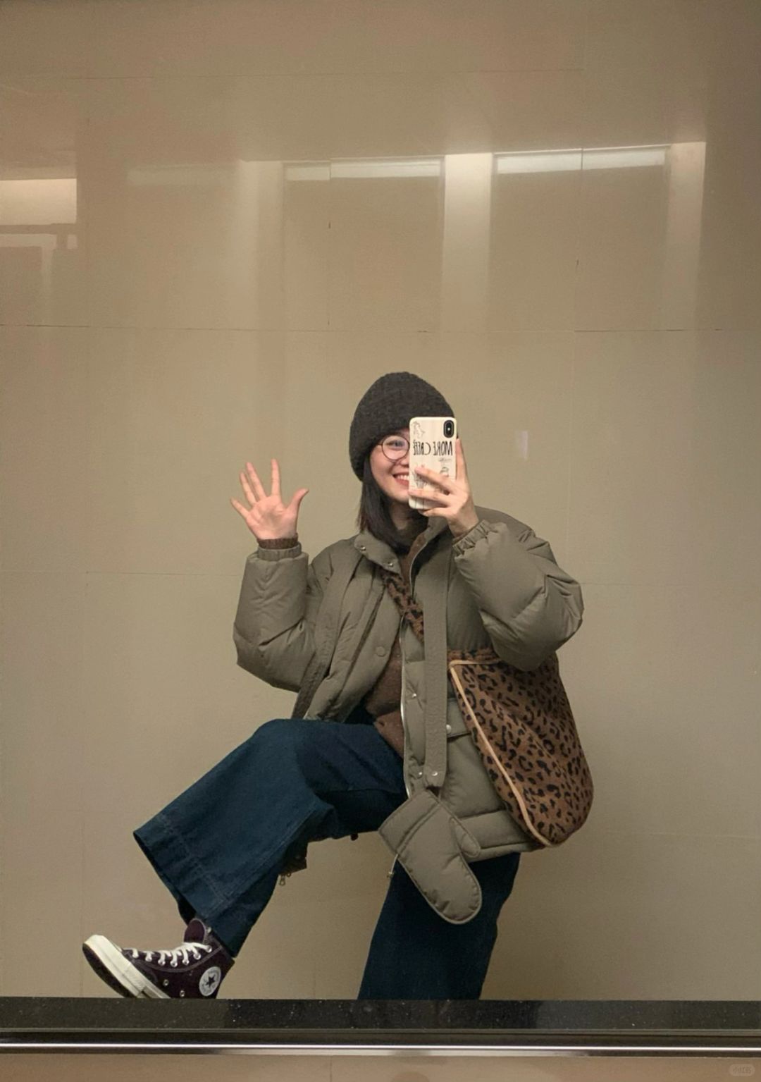 忽冷不热的冬天！最近快把阔腿裤焊在身上了！