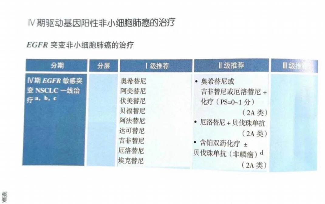 关于EGFR突变非小细胞肺癌的治疗