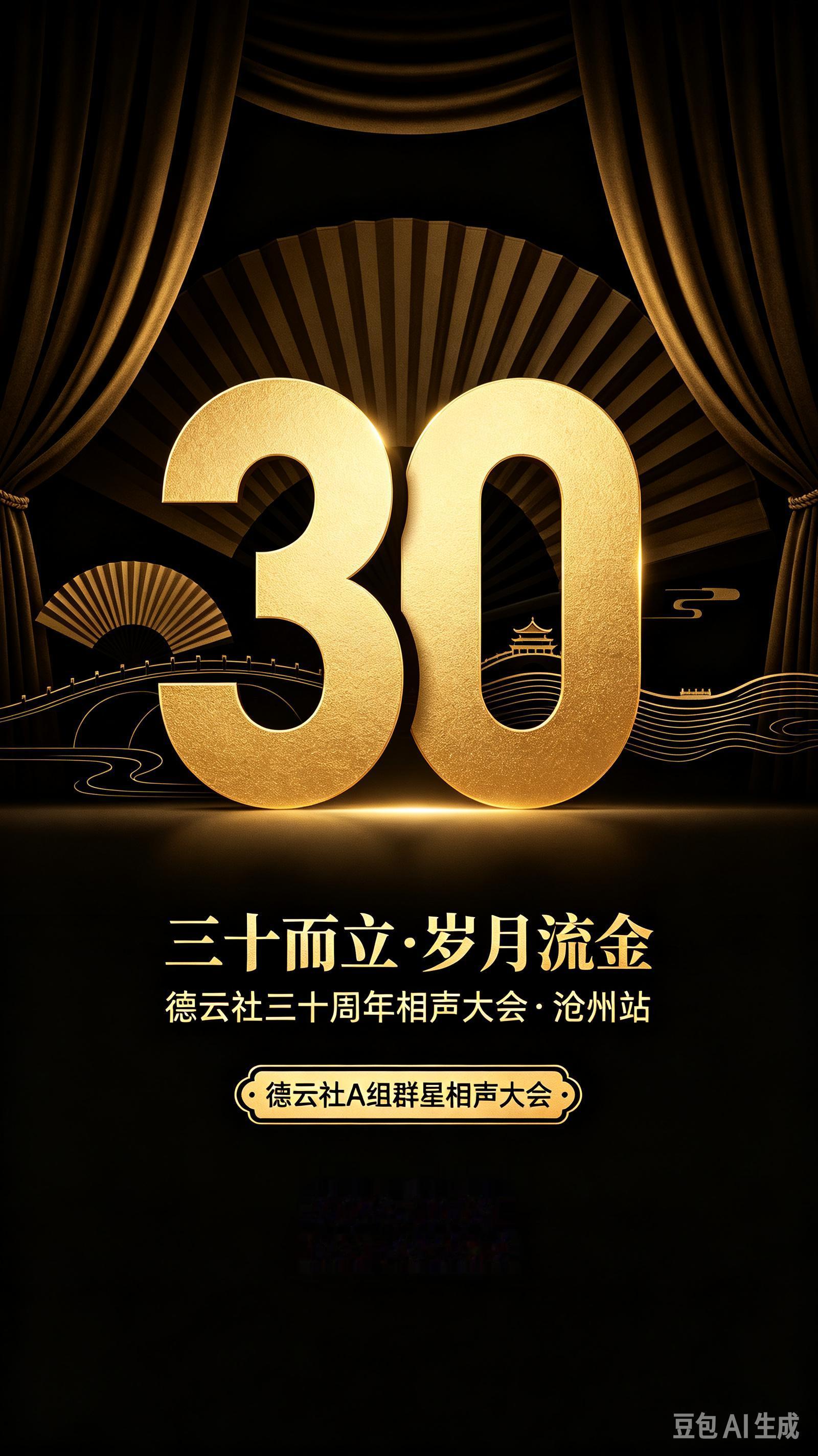 德云社三十周年沧州站德云A组群星爆笑沧州沧州大剧院听相声三十而立岁月流...
