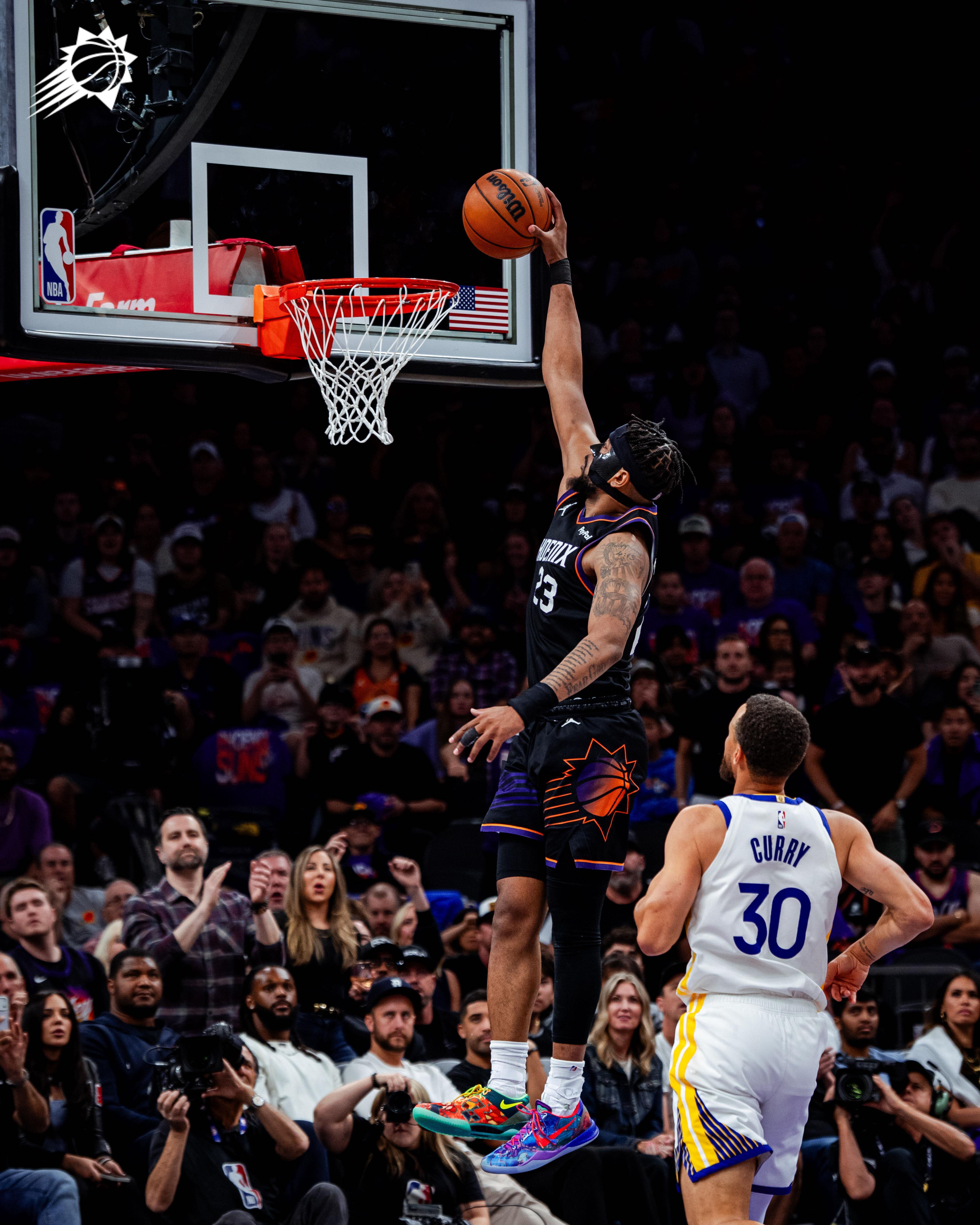 古德温此役打出逆天数据📊砍下19分9篮板的同时还有6次抢断🔒 菲尼克斯太阳 