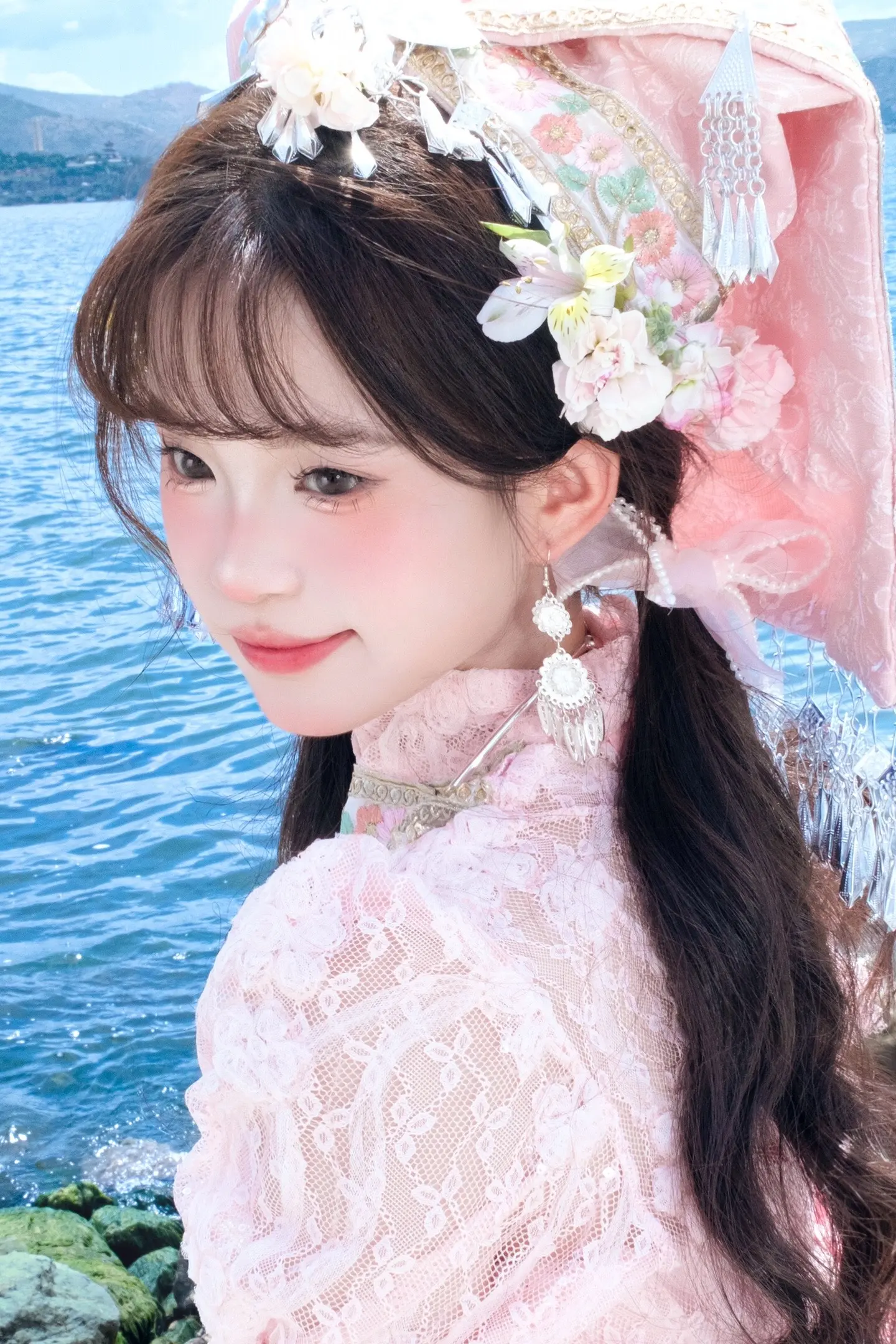 “大理的浪漫，洱海占一半”和男朋友去拍这组壮族写真，超出片！