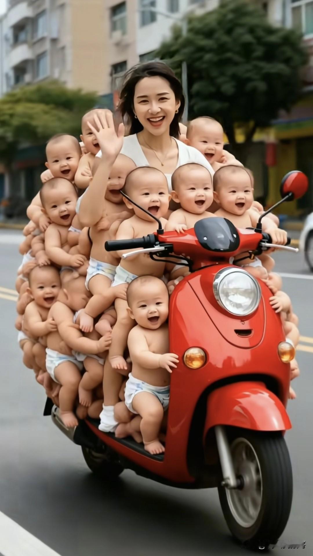 这张AI图，乍一看想笑，看久了却不是滋味