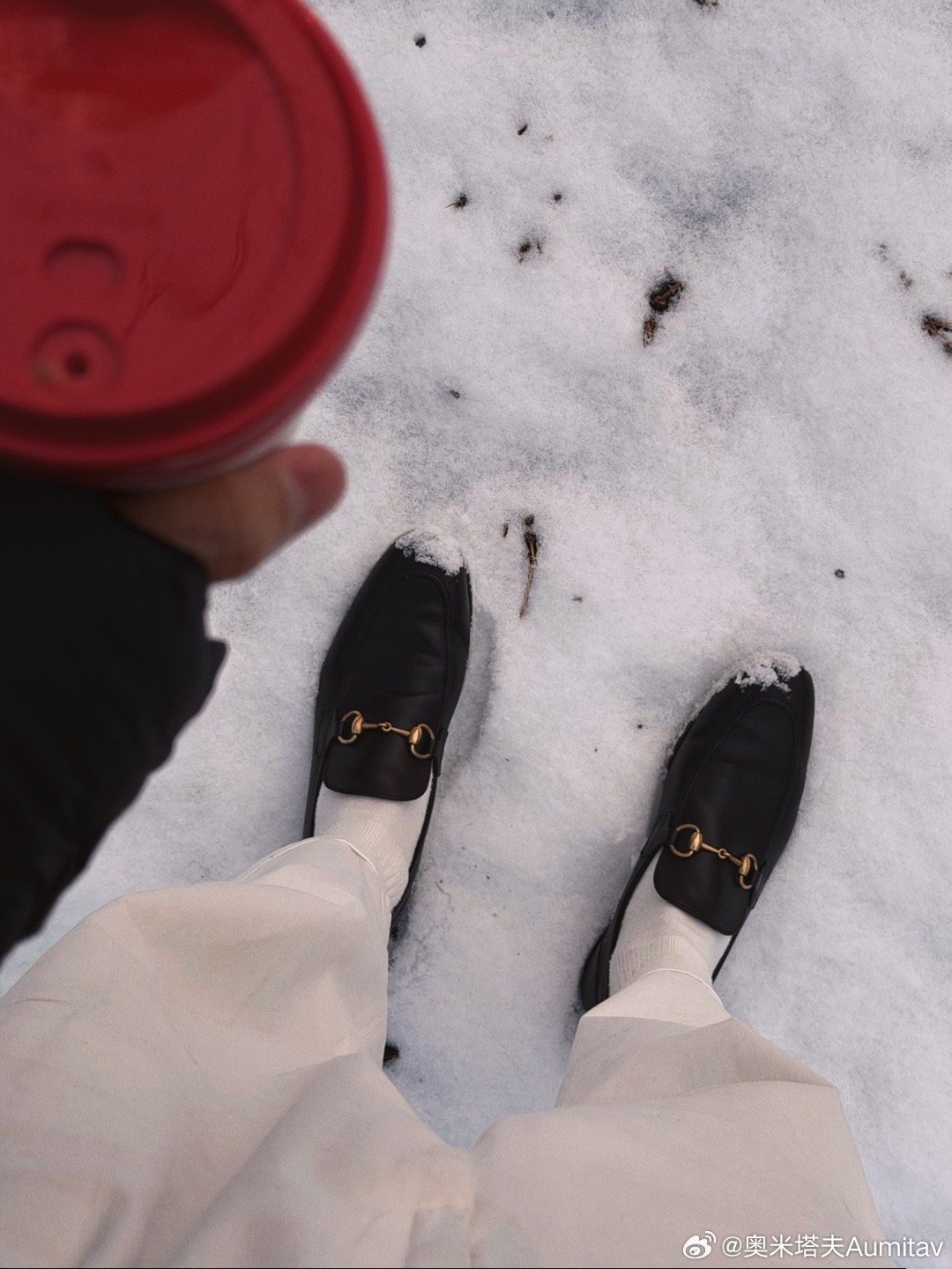 又出门拍雪景了！没记错的话是北京今冬最大的雪吧能积雪成堆的才是有效下雪❄️奥米塔