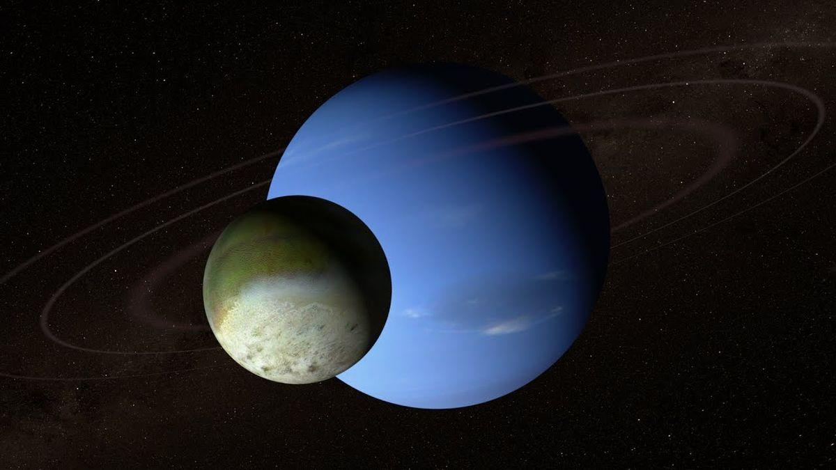 【海王星的一颗卫星逃过远古一劫！】

在太阳系最遥远的冰巨行星旁边，海王星的卫星