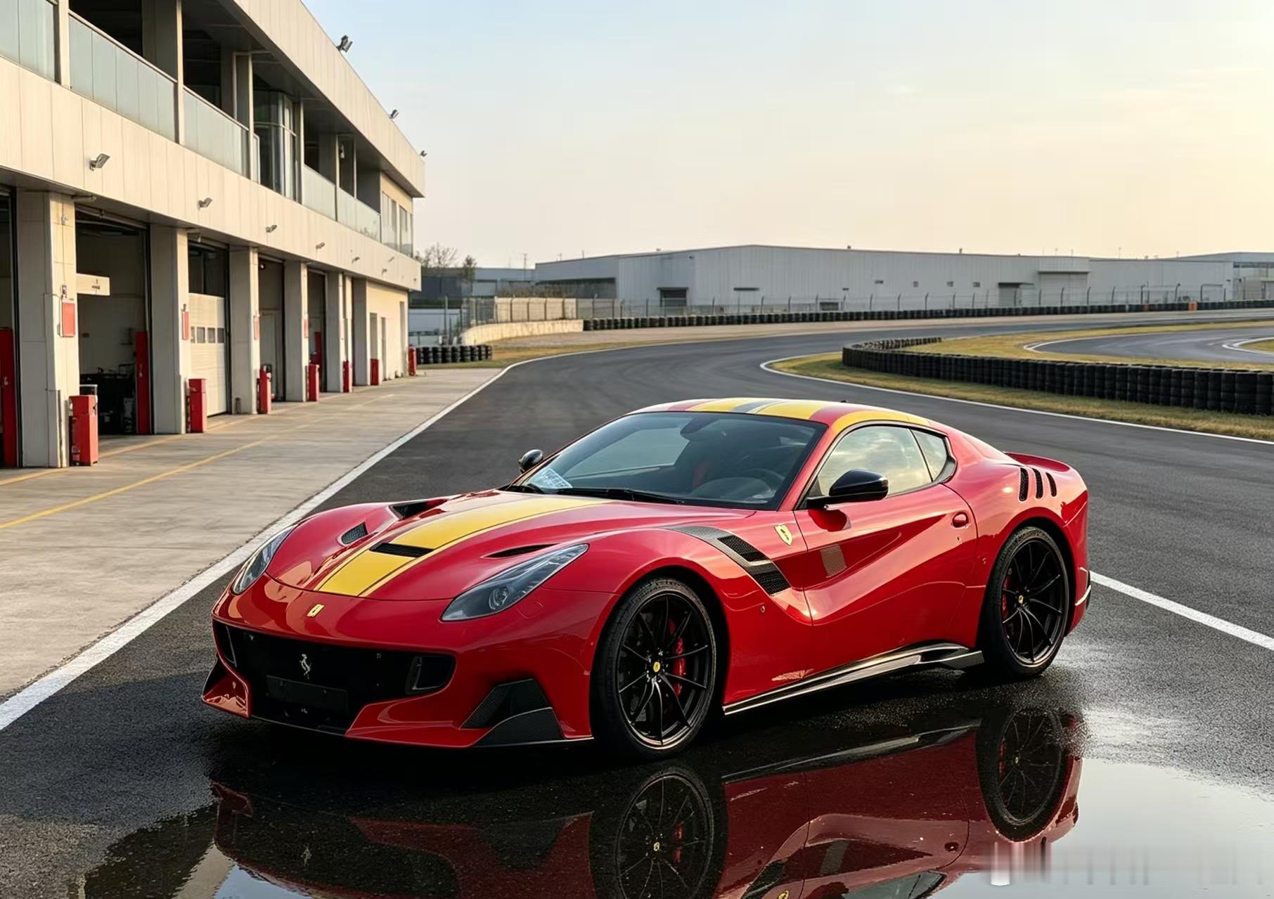 法拉利F12 TDF、原厂黄色拉花，几千公里 ​​​