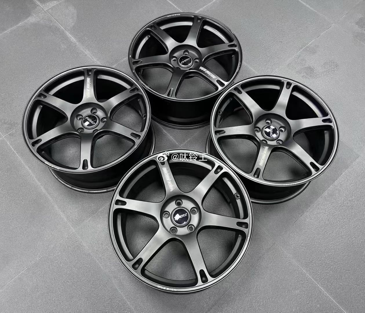 心情件：正品 RAYS TE037 MT 锻造 数据：  19寸 8.5J ET