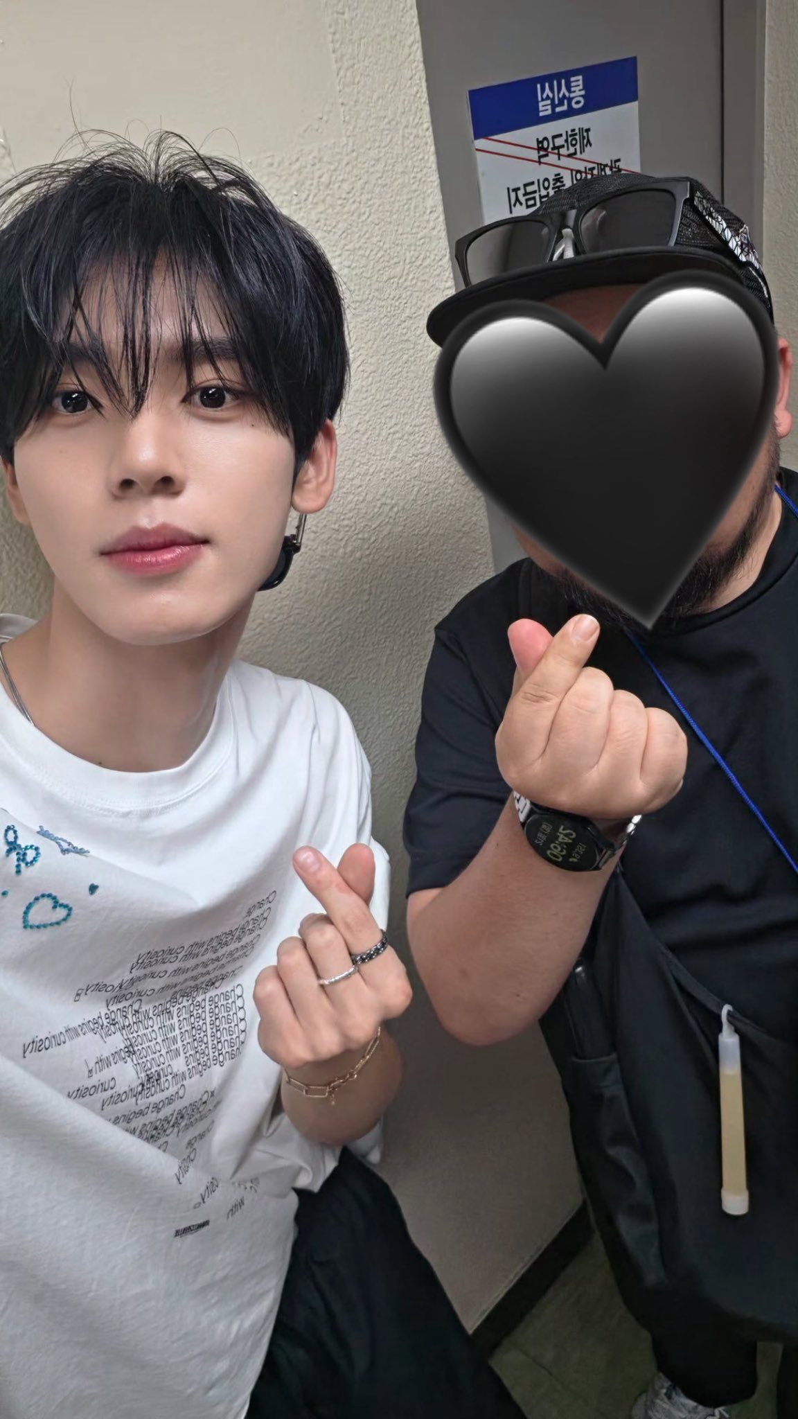 和声乐老师的合照🤳🏻 
