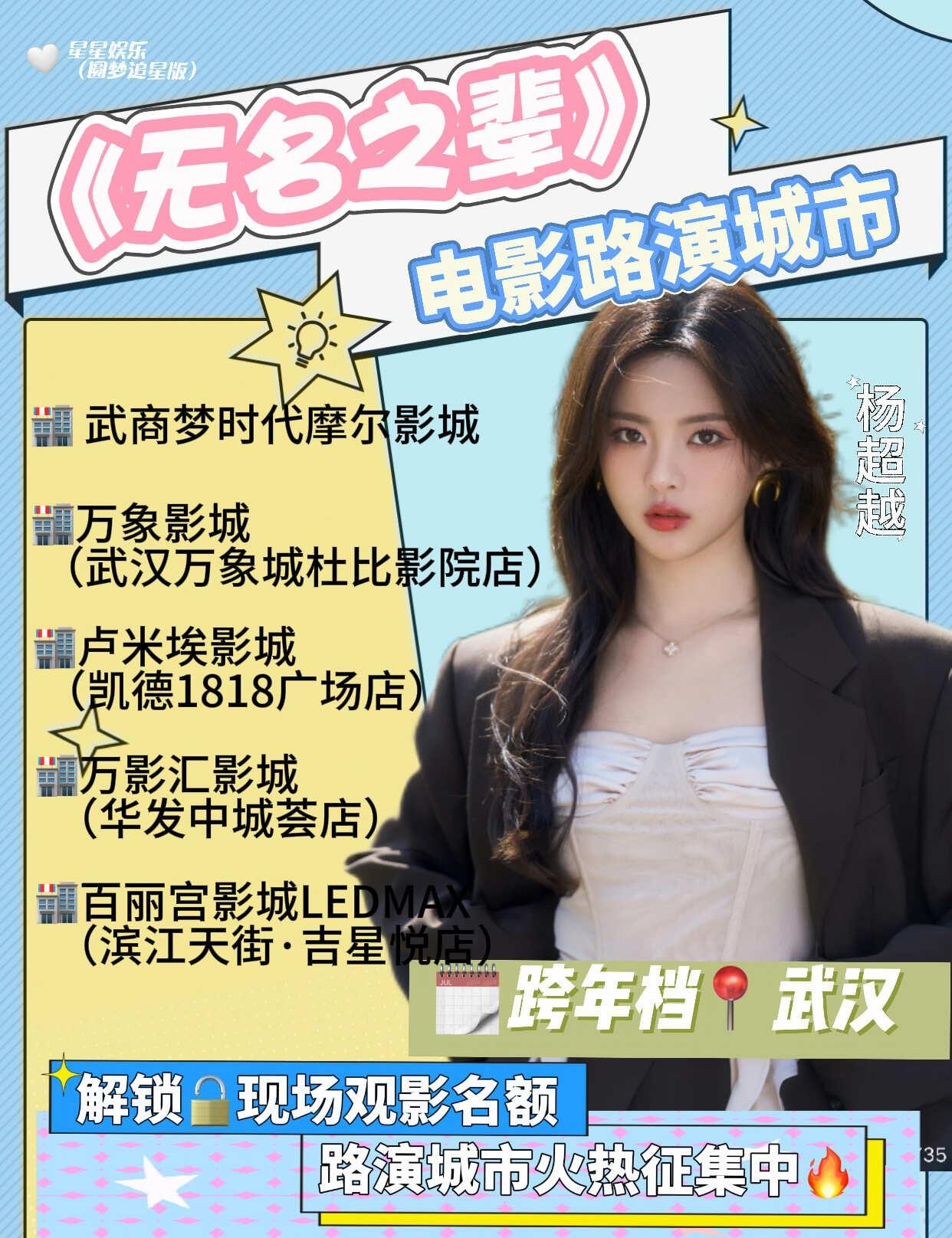 🔥《无名之辈》电影城市路演｜武汉跨年档📍武
🔥《无名之辈》电影城市路演｜武