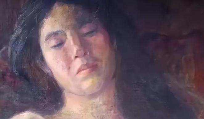 1911年,李叔同回国后，在房间挂了一幅日本女子的裸体画，妻子俞氏每次看见都忍不