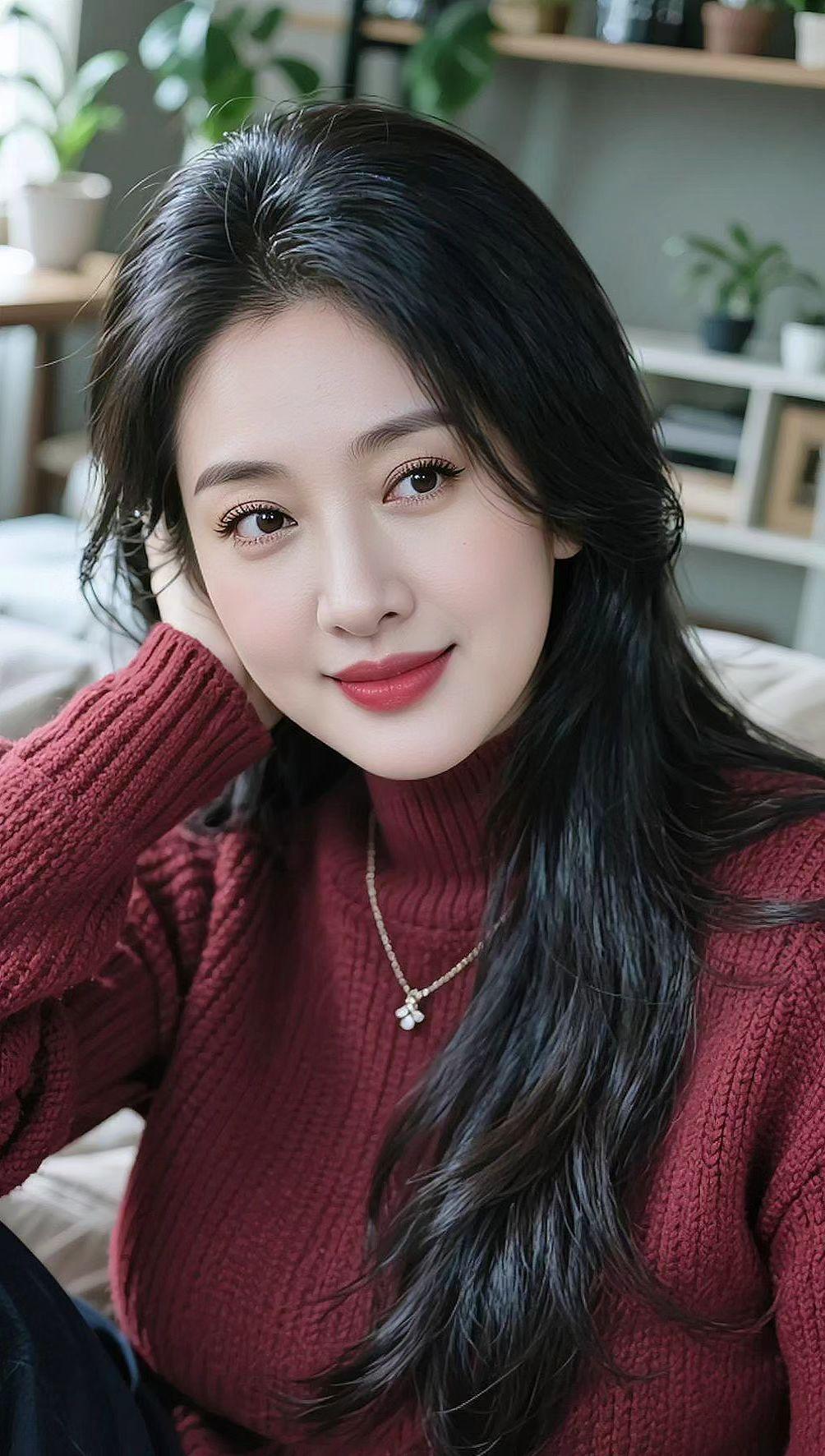 AI柔美自拍 抖音ai创作 甜系女孩  热门热门 人像约拍