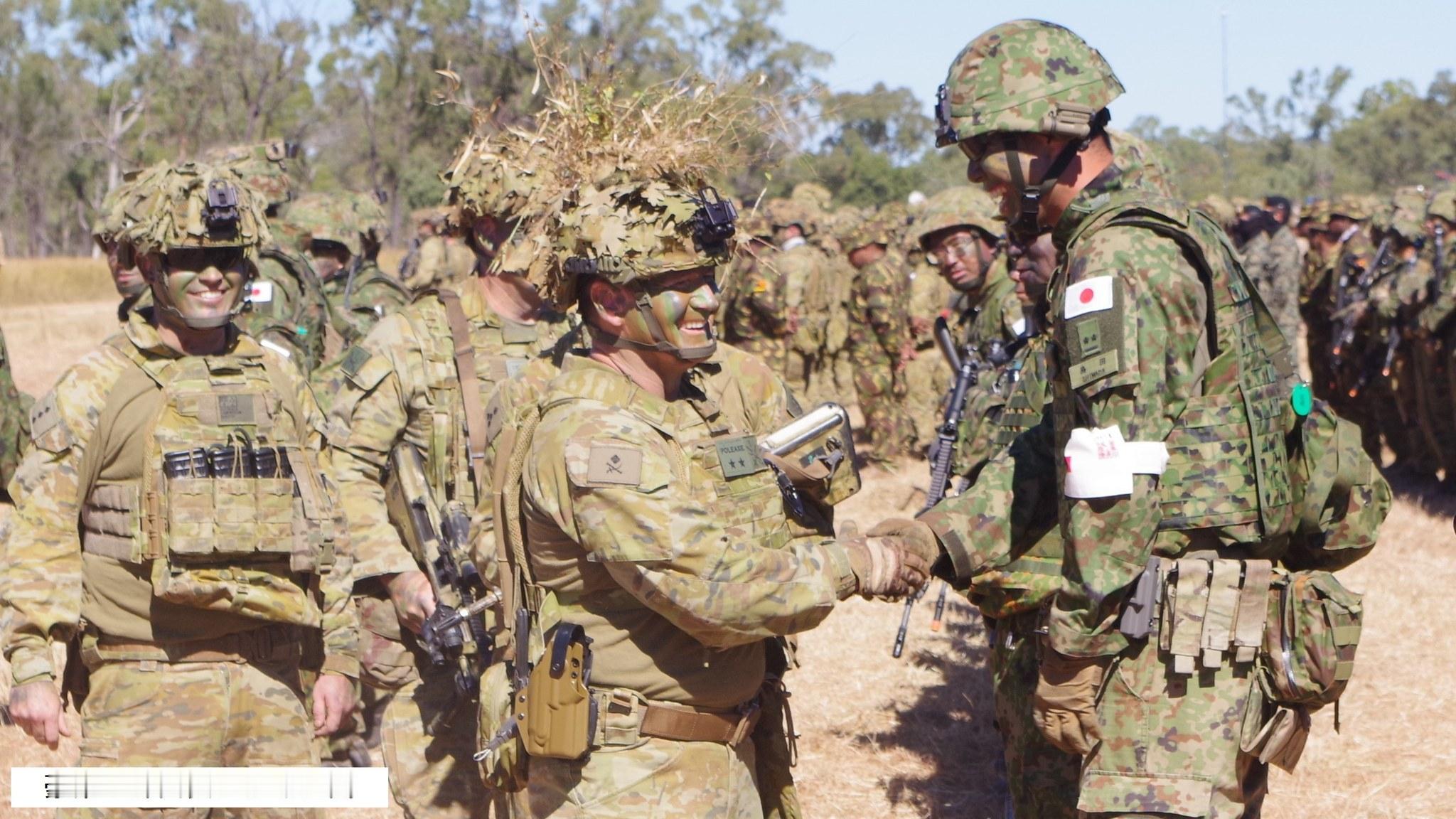【图1】澳大利亚、美国和日本“南杰卡鲁”（Southern Jackaroo）军