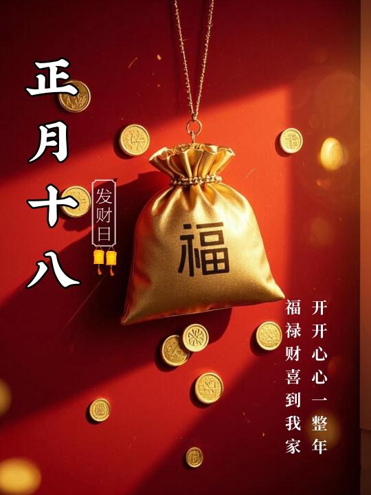 正月十八文案｜正月十八海报｜朋友圈文案