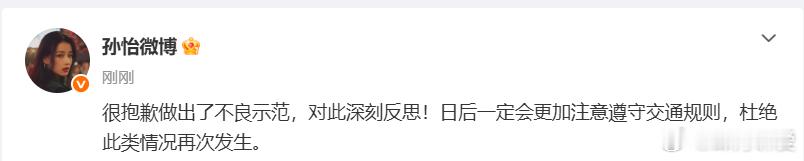 孙怡开车不打转向灯 了解到孙怡在开车时没有打转向灯，真是让人心痛。即使是小错误，