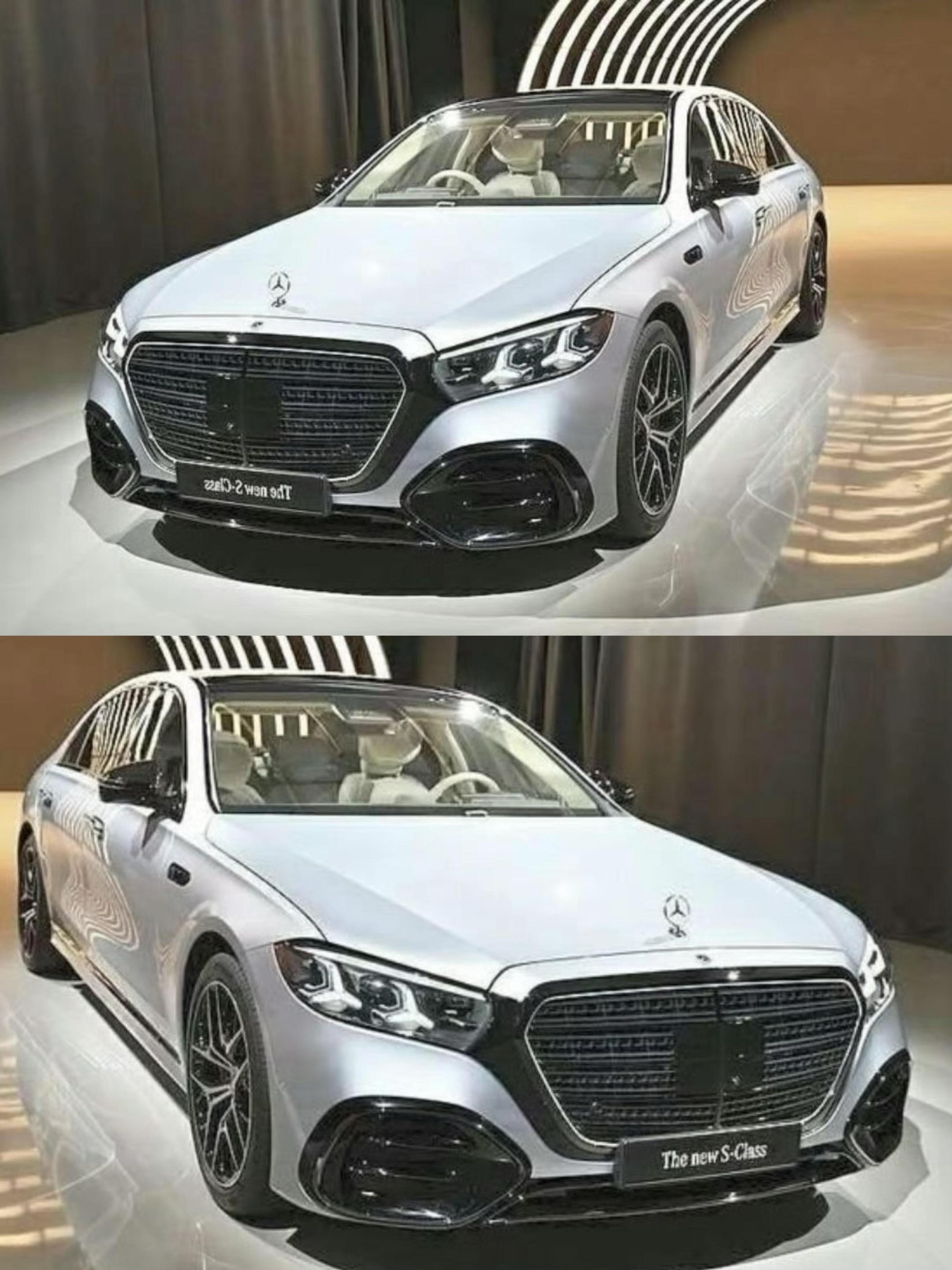 新款奔s官图发布。你觉得如何