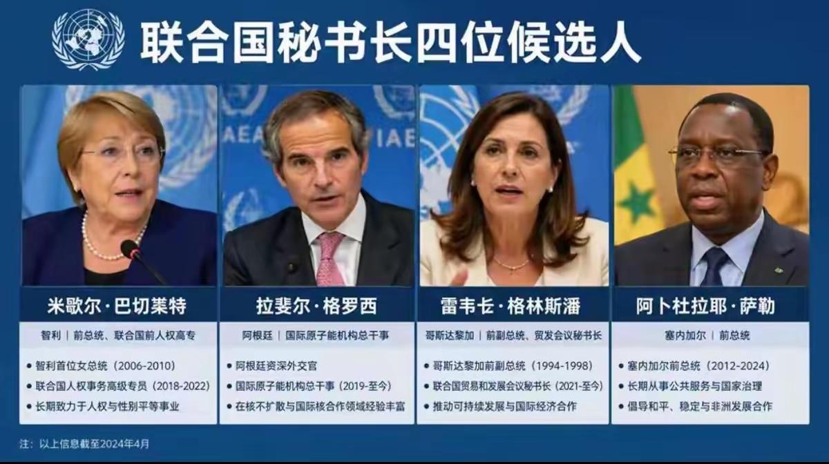 联合国秘书长的竞选尽管没有以前受关注，但下任秘书长的竞选活动还是比较激烈的。
整