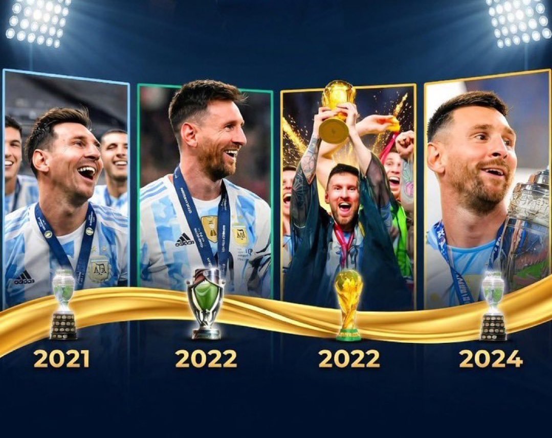 factos：阿根廷是过去5-6年的王朝球队，四连冠！超级大满贯。世界杯西班牙v
