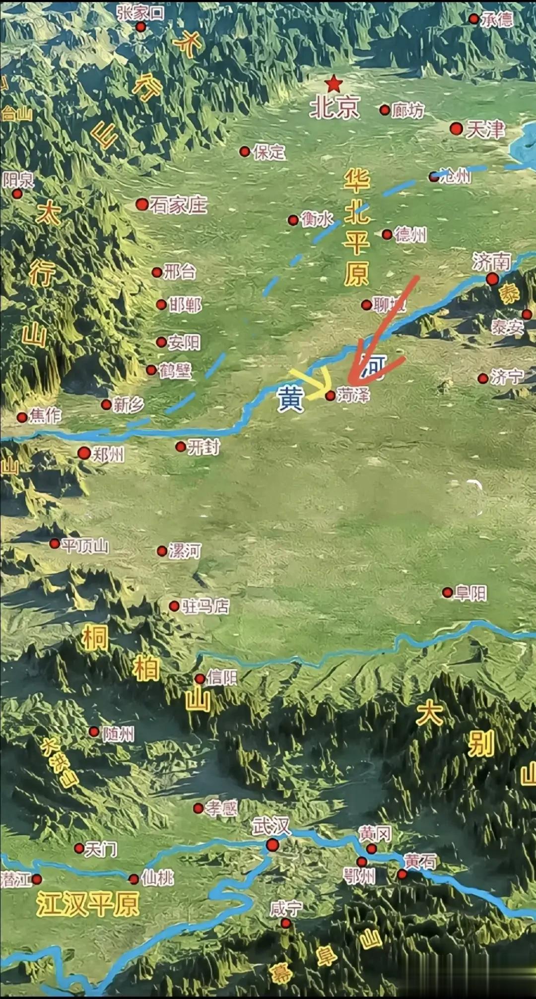 菏泽处于华北平原中心地带 沃野千里土地肥沃 竟然没有朝代在此地定都