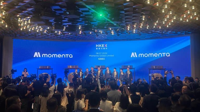 Momenta登陆港交所7月8日，Momenta在香港正式上市，首日股价上涨近2