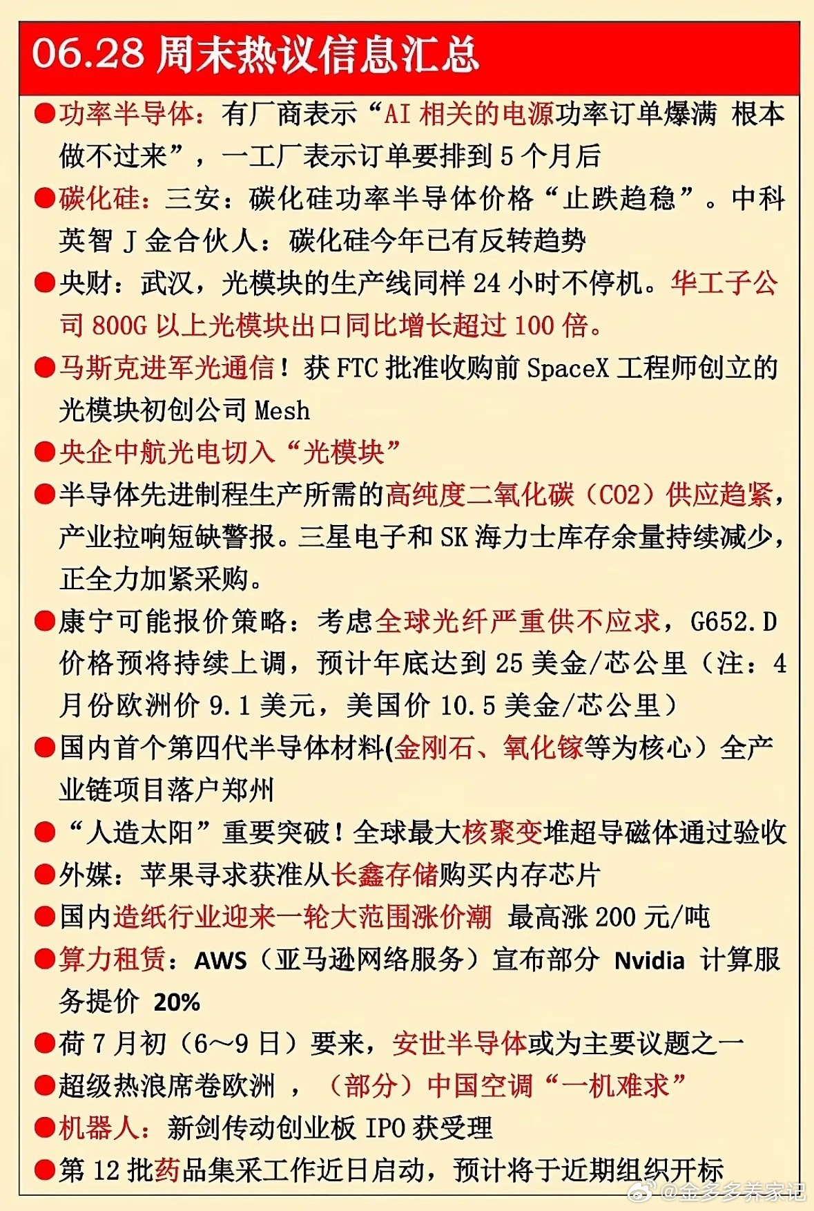 6月28日周日科技热点速递 06.28周末热议信息汇总，带你了解最新科技动态！6