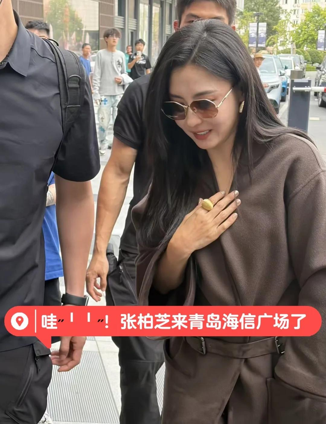 青岛偶遇｜张柏芝亲临海信广场MaxMara活动
今日份惊喜✨张柏芝亮相海信广场M