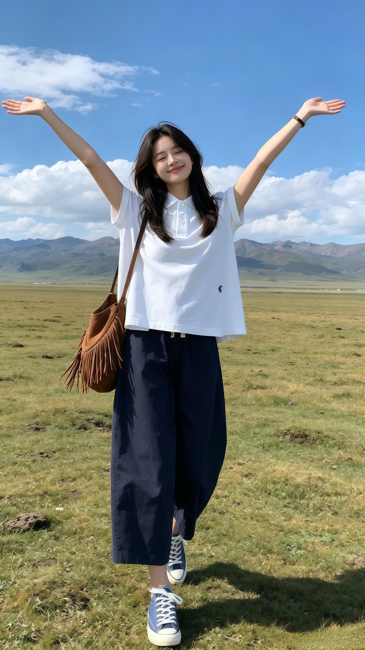 自由松弛感穿搭 韩系穿搭 出游穿搭ootd 舒适自在的夏日穿搭 穿搭