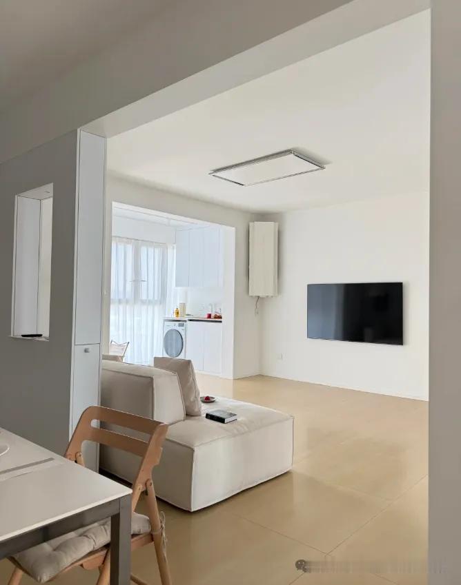 110m²简单小家，极简装修！
☀️不吊复杂且会藏灰的顶，不做开放式展示柜，不做