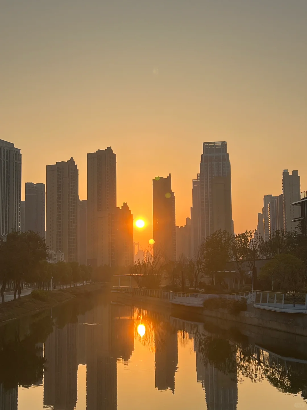 晨跑5㎞，清晨的阳光总是那么温和治愈